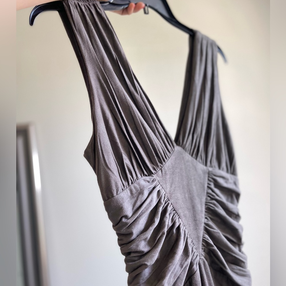 Gray Suede Dress (Size XS)